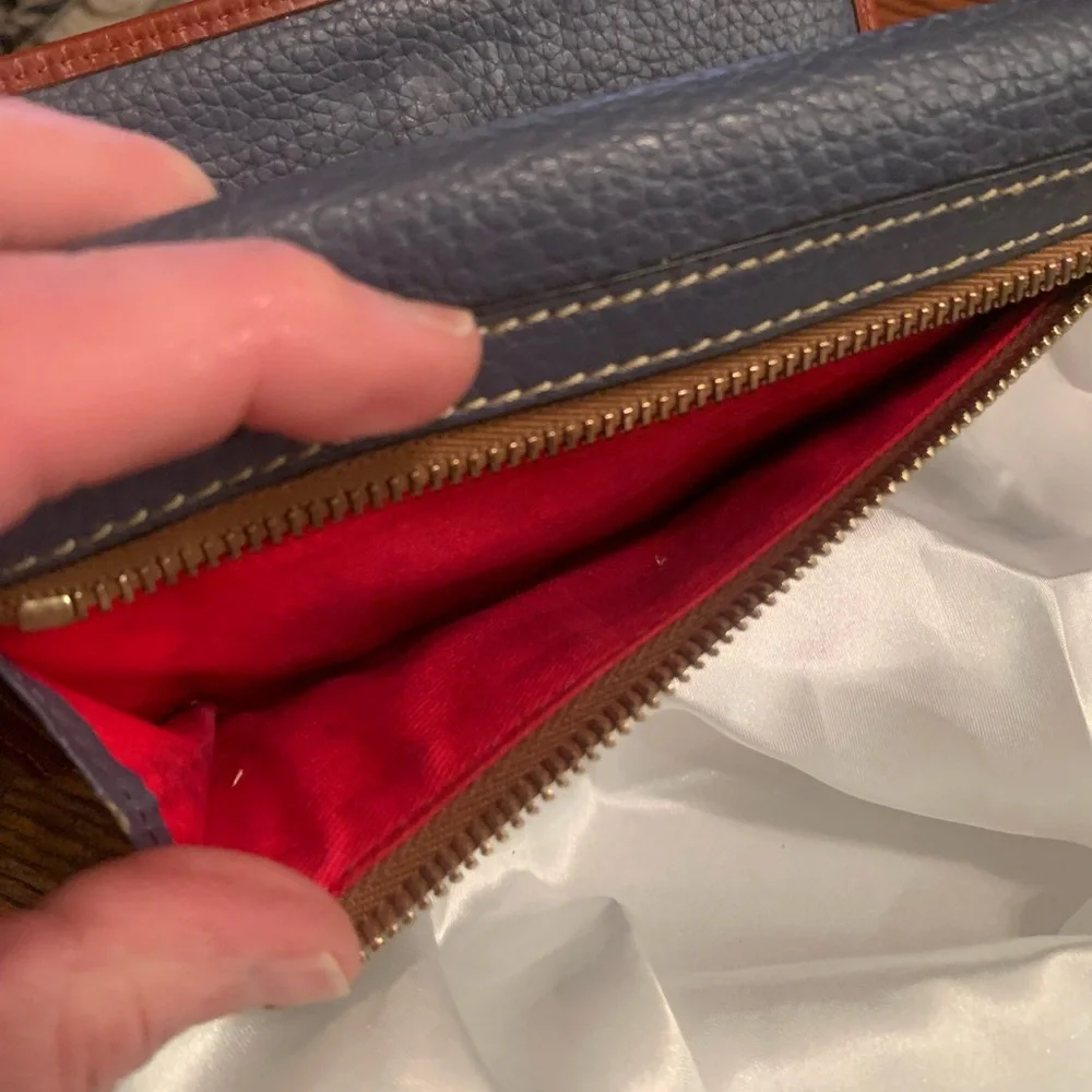 DOONEY & BOURKE AUTHENTIC SLATE BLUE WALLET - Picture 8 of 11